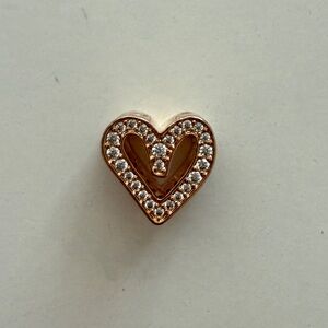 Pandora Gold and Silver Heart Brooch